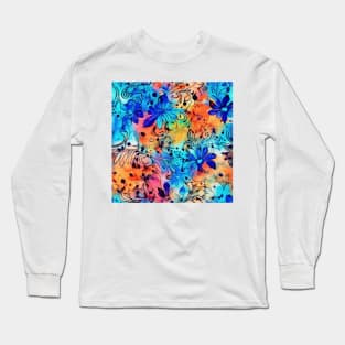 Rainbow flowers 3 Long Sleeve T-Shirt